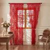 TK French Ruffle Sheer Curtain Bedroom Living Room Lace Fabric Window Door