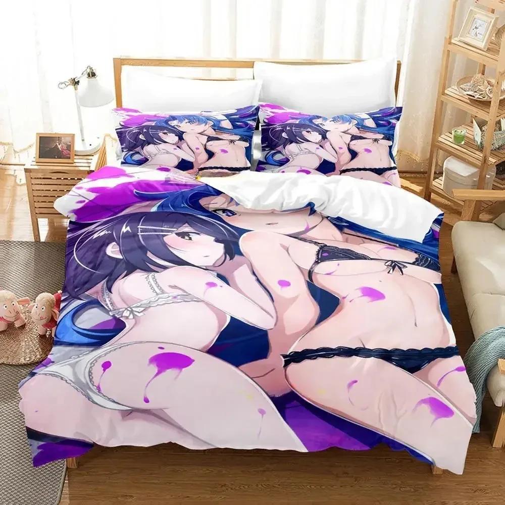 Mary Skelter Finale Bedding Set Single Twin Full Queen King Size Bed Set Adult Kid Bedroom Duvet cover Sets  Bed Sheet Set 70x133cm 2pcs