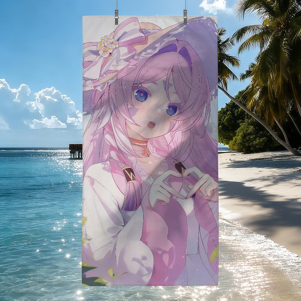 

Game Genshin Impact Citlali Towel Quick Drying Beach Towels Are Suitable For Swimming Pools Camping Yoga And The Gym W40*H60(CM)