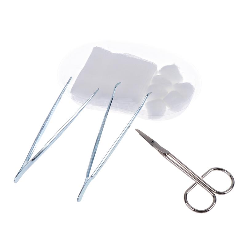 1 Set Debridement Suturing Disinfection Wound Care Tool Kits New Sterile Disposable Dressing Replacement Tool Kit