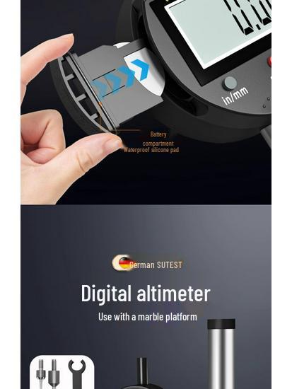 High-Precision Digital Dial Indicator & Depth Gauge from Germany