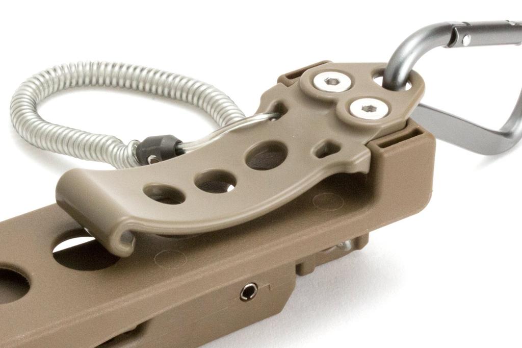 Daiichi Seiko Fish Grip Wani Grip Mini MC Holster Dark Earth Fish Clip Fishing Pliers Fishing Grip Fishing +