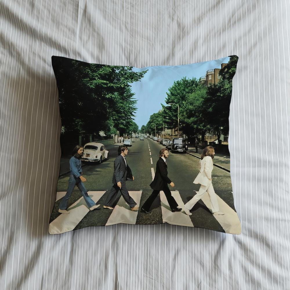 Kissen Das Band SN Abdeckung Weiche Hülle Sofa Rock Wohn B-BbeatleS-ES Zimmer Haus Bequem Büro Dekoration Schutzkissen