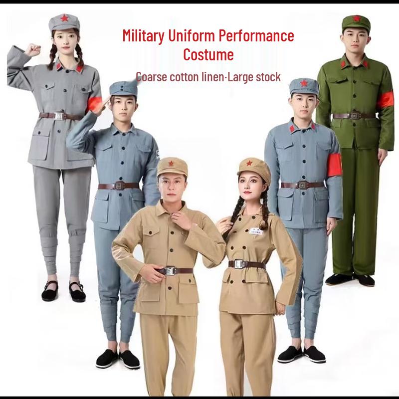 Costumi Militari Storici da Performance per Adulti Junpinjia