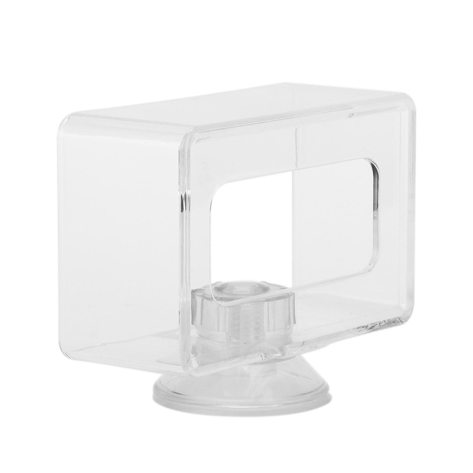 

Fish Food Feeding Ring Antifloating Transparent Acrylic Fish Ring Feeder Aquarium for Fish(S 6x10x4cm )