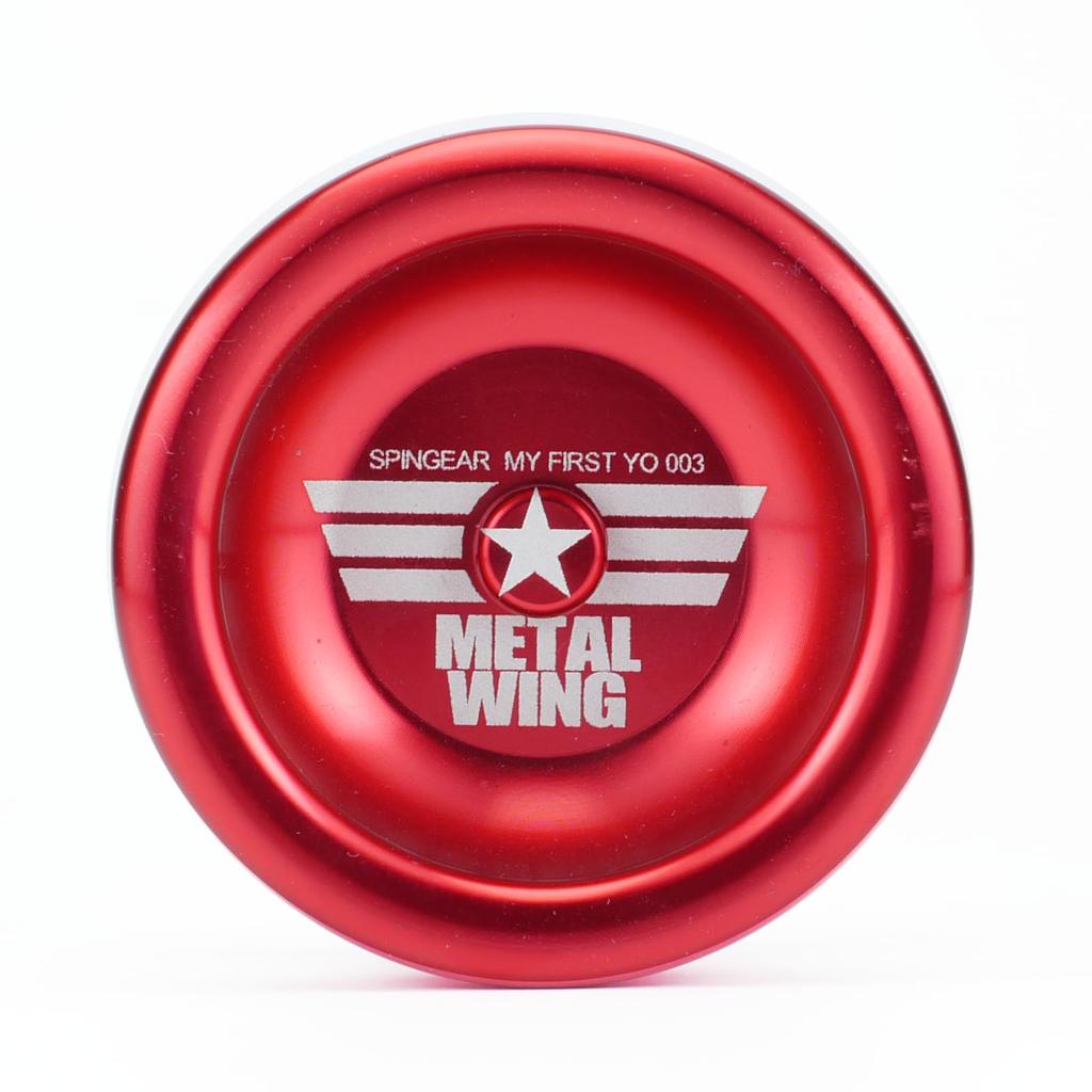Metal Edition SpinGear Step 3 Metal Wing Size D Yo-Yo Beginner's (Red)