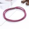 Handmade 3-in-1 Hair Loop with High Elasticity Headband for Girls, Colorful Rubber Bands for Accessories