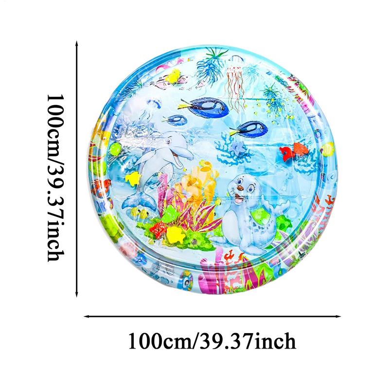 Water Sensory Play Mat For Cats Pet Cooling Mat For Hot Weather Interactive Cat Toys For Pet Cat Dog Play Cool Comfortable