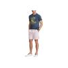 Polo Ralph Lauren SS24 Letter Pattern Printed Crew Neck Short Sleeve T-Shirt Men Tops Blue 710842446-004