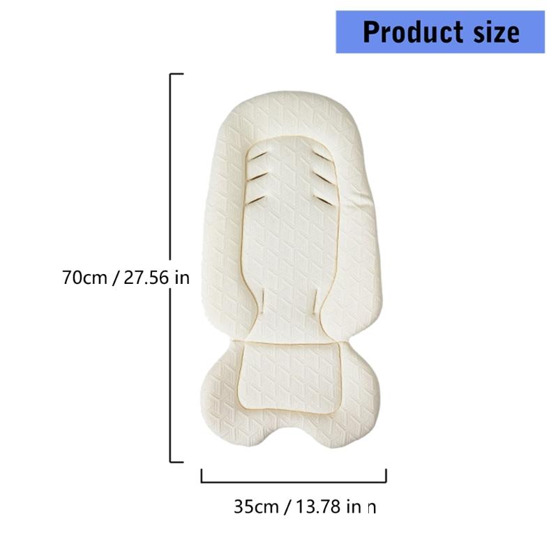 Strollers Seat Insert 5PCS Cotton Polyester Blend Double Sided Summer Winter Use Easy To Clean Secure with Pillow