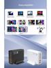 200W GaN Charger: Supports 5V/9V/12V/15V/20V Fast Charging for Apple & Huawei Multi-Port Devices.