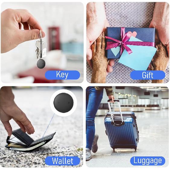 GPS Tag Air Tracker Smart Bluetooth Tracker Keys Finder Item Locator SmartTag Phone Finder for Apple Find My (Only iOS)
