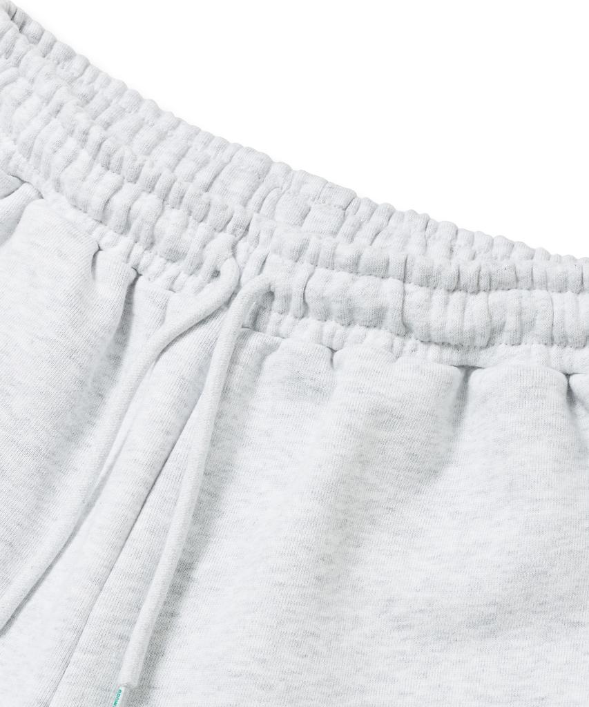 Brown Bless W Tag Sweat Shorts - Ash