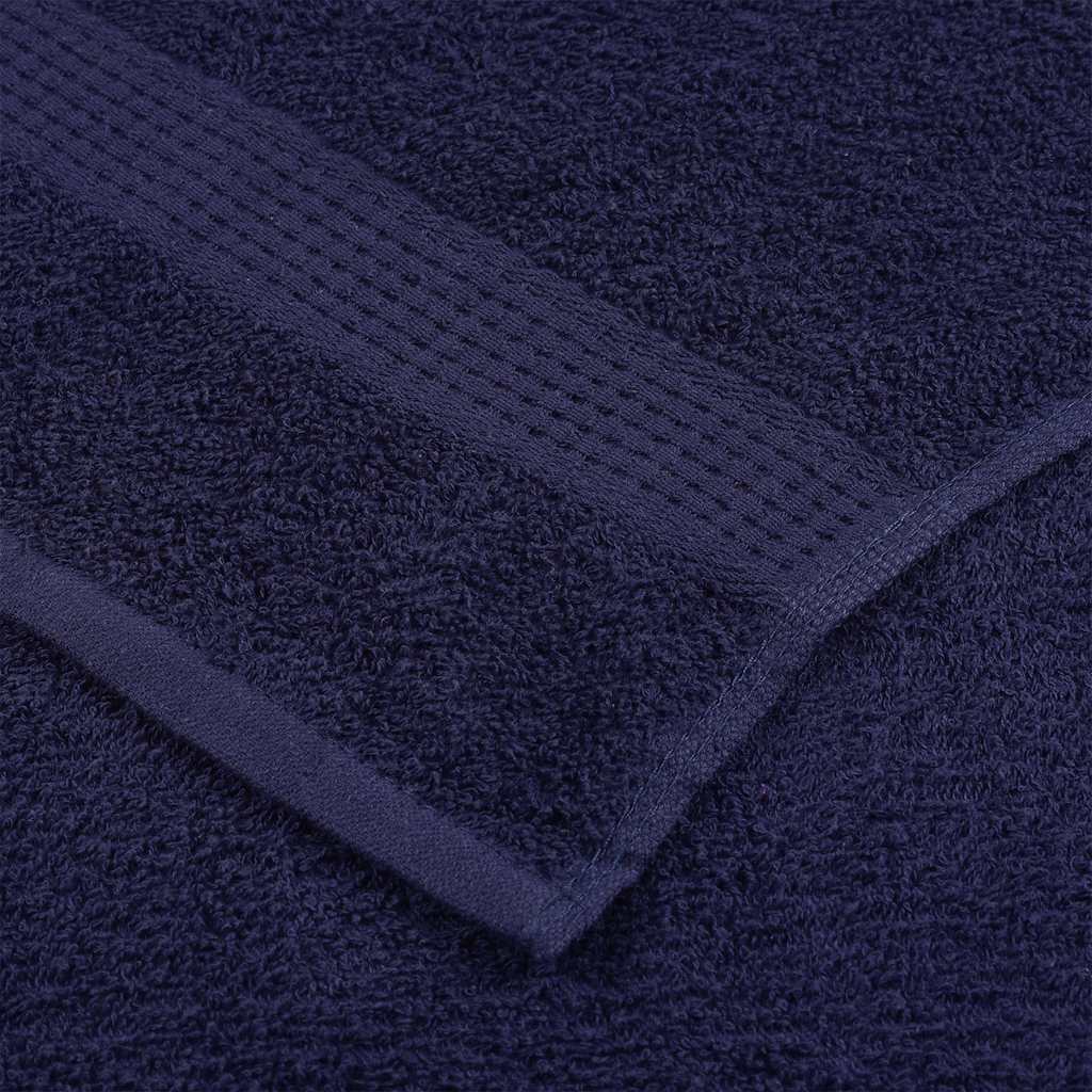 Vidaxl Ręczniki Do Rąk 2 Szt. Granatowy 50X100 Cm 360 Gsm 100% Bawełna