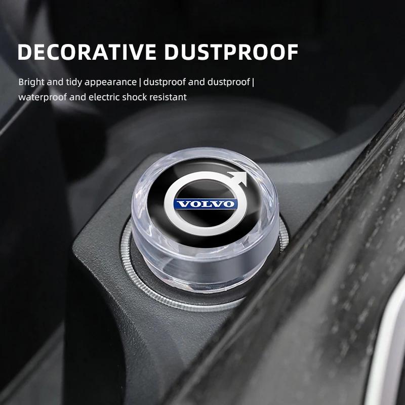 Tapa de Polvo para Encendedor de Cigarrillos de Coche, Tapa Protectora para Enchufe de Botón Para Volvo Xc60 Xc90 V40 V60 S60 V50 V90 S80 C40 XC40 V70 XC70