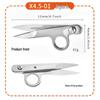 High-Quality U-Shaped Stainless Steel Thread Clipper for Tailoring and Cross Stitch
