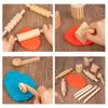 Kids Dough Wooden Roller For Creative Play And Food Making Education Gift Toys