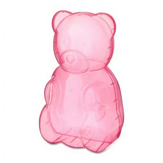 Gummy Bear Container Clear Plastic Bear Shaped Candy Holder Reusable Gift Box for Valentine's Day Party Festive Favors