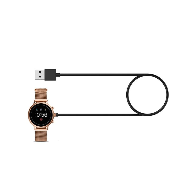 Smartwatch Charger Stable Dock Stand Mount Bracket Suitable for Fossil-Gen6/5/4 USB Charging Cable Holder Power Adapter