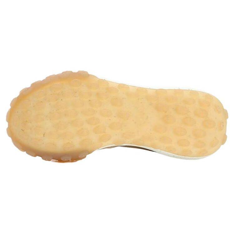 Fila Gara Comfortable Versatile Top Layer Cowhide Low-Top Casual Running Shoes Women Sneaker Gray Yellow F12W323101FVB