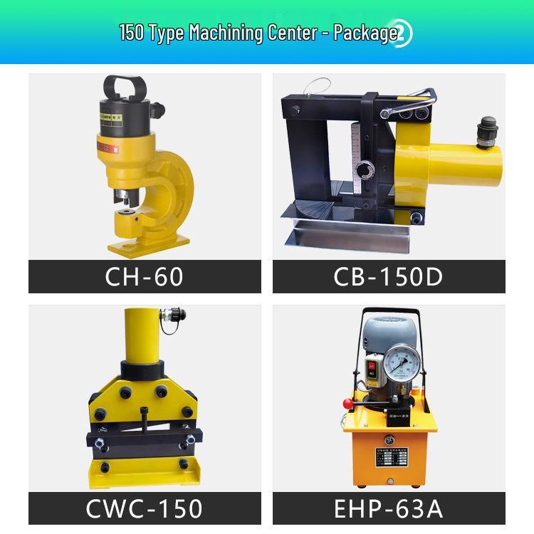 Portable Multi-Functional Busbar Machine: Hydraulic Punching, Bending & Copper Bar Processing