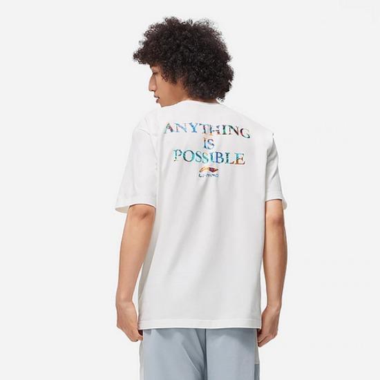 Li Ning LiNing Sports Lifestyle Collection T-Shirt Men's White AHST177-1