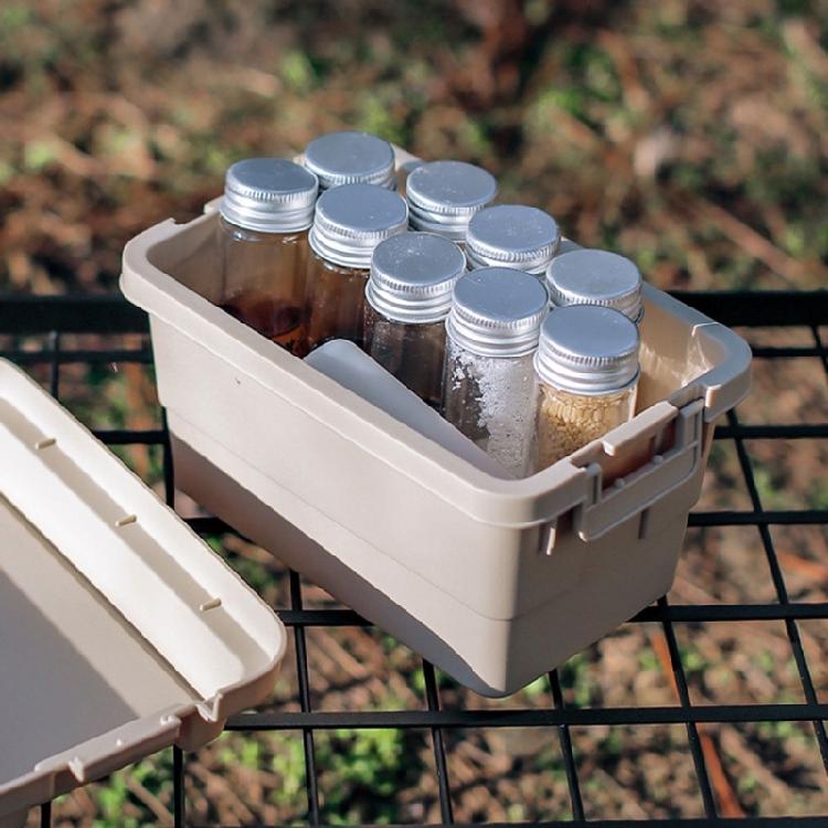 Outdoor Camping Mini Storage Box Nonslip Sundry Box Desktop Container Case