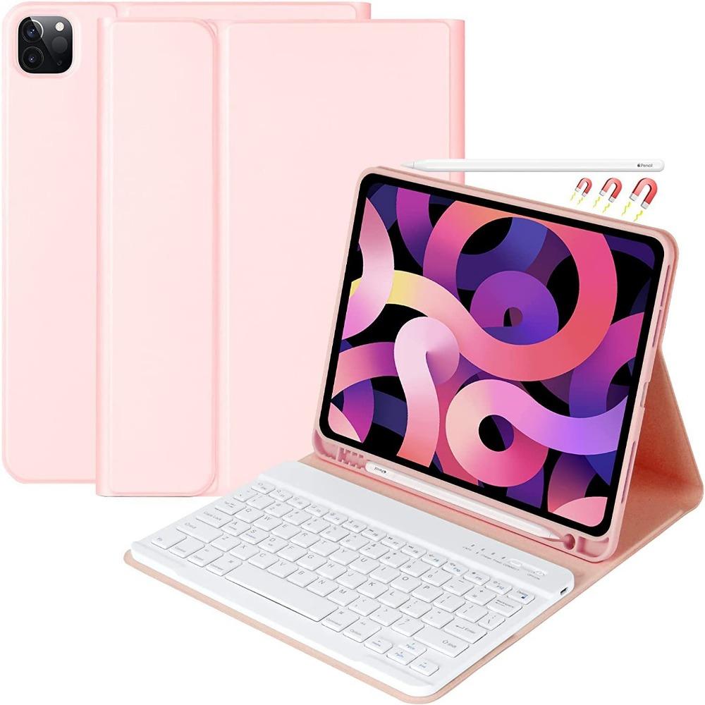 Leather Keyboard Case for iPad 10 102 Air 5 with Pencil Slot Pro 129 97 Bluetooth Keyboard Protective Cover