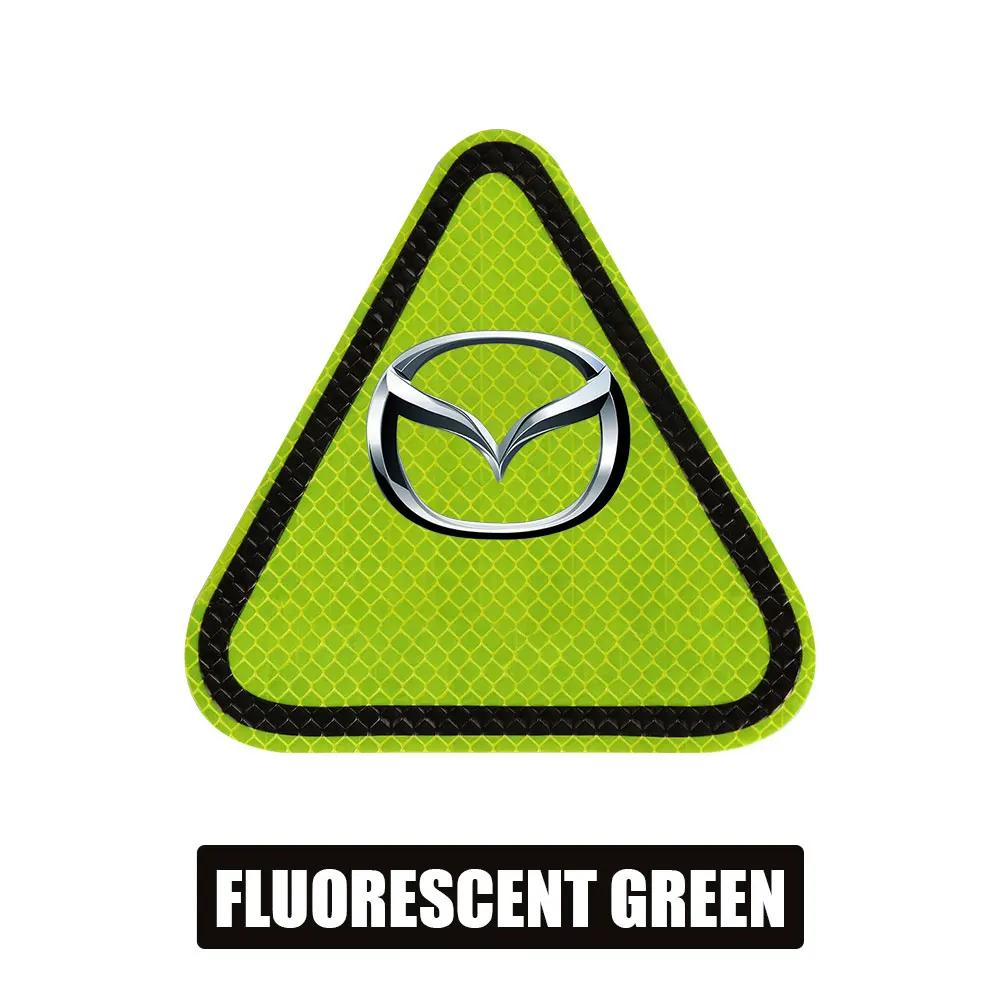 

2025 Hot 1Pc Car Trunk Reflective Warning Sticker Safety Tape Anti-collision Decal For Mazda 2 3 6 7 Axela CX-5 CX-3 Atenza Demi