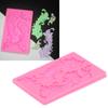 Embossed Silicone Mold Tree Leaf Pattern Chocolate Cake Mold for Home Kitchen Bakery