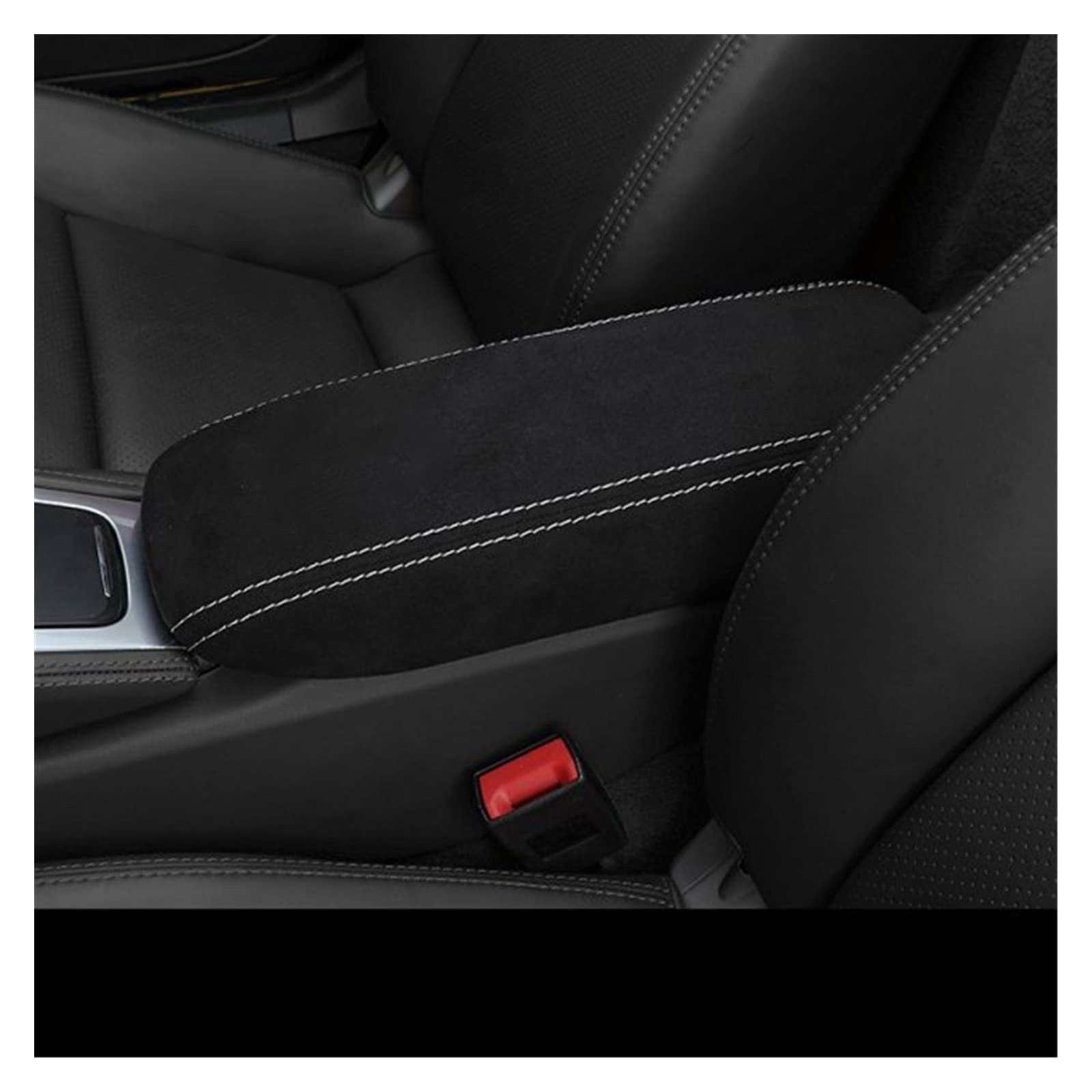 

BHYYDSJP (Small Store) Armrest Box Protective Cover PU Cover Automotive Interior Car Armrest Console Box (1) for Porsche 718