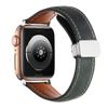 Crazy Horse Magnetic Buckle Women's Genuine Leather Watch Strap,For Apple Watch 42mm 44mm 45mm 49mm iWatch S10 46mm