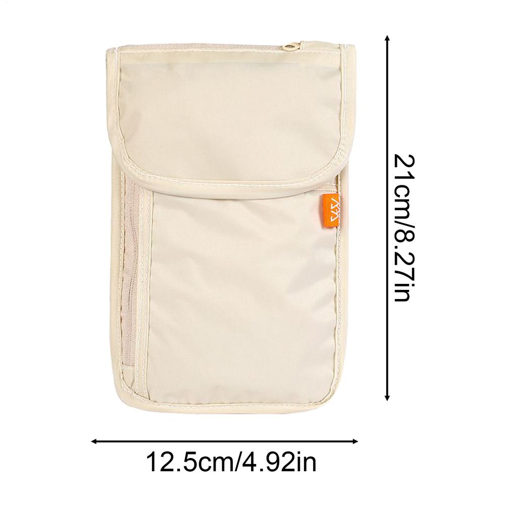 Waterproof Mobile Phone Bag Travel Neck Wallet Neck Travel Document Pouch Anti-Theft Passport Organizer for Women Men Daily