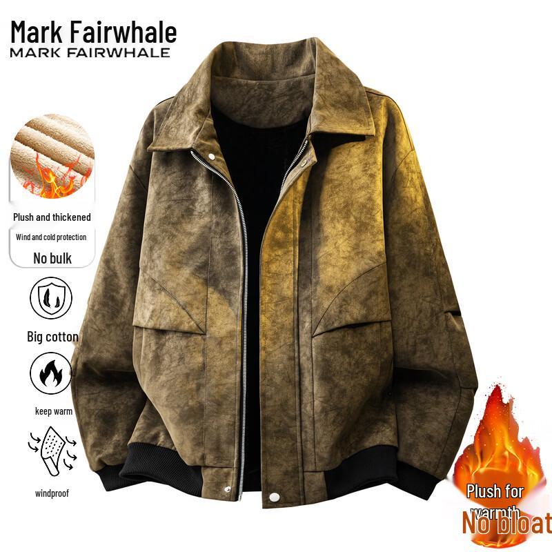 

Mark Fairwhale Men s Plush Lined Casual Jacket 2XL