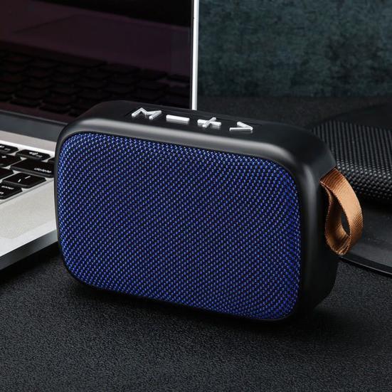 Portable Mini G2 6D Bass Bluetooth-compatible 4.2 Wireless Speaker with USB TF Card Jack Subwoofer Loudspeaker for Indoor Outdoor