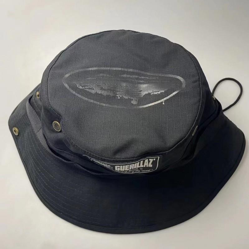 Corteiz 5 Starz Guerrillaz Bucket Hat Men Women - Wide Brim Sun In Acrylic UV Protection All Season