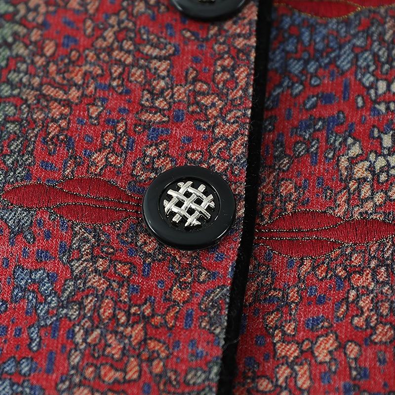 Vest Women's Spring Clothing Thin Outer Wear Chinese Vest Old Lady Vest Cardigan