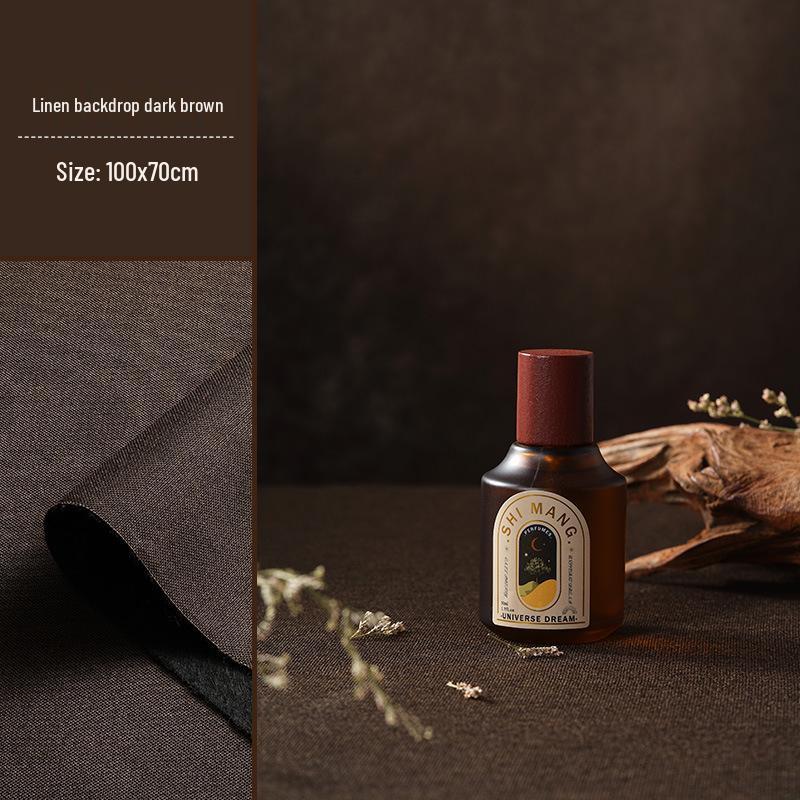 Maillard Retro Brown Photography Background Cloth - Advanced Still Life Scene Backdrop
