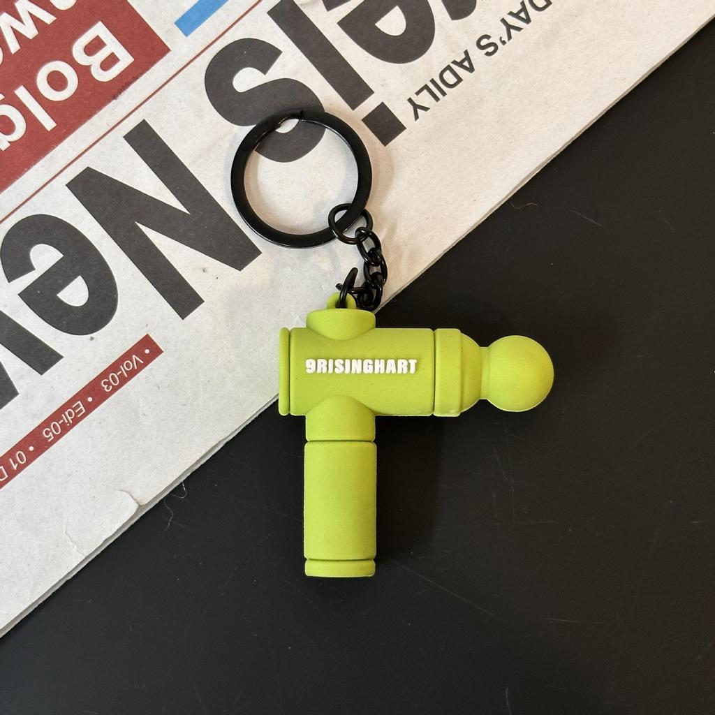 Fitness Series Gummi-Schlüsselanhänger: Hantel- & Kurzhantel-Anhänger für Geschenke