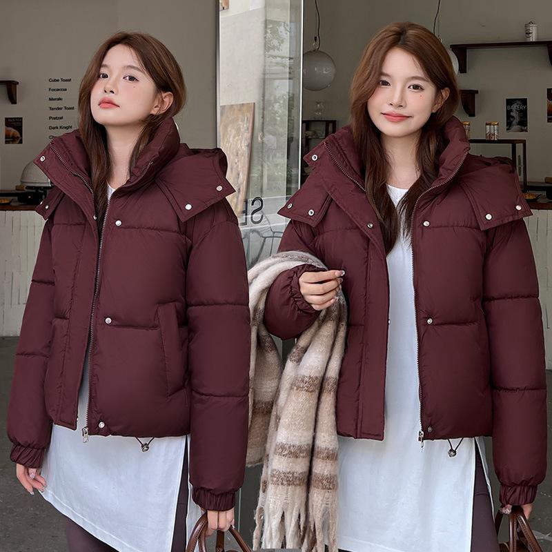 2025 New Women's Cotton Jacket Short New Thickened Down Cotton Jacket Women's Korean Loose Bread Jacket Padded Jacket Women's Jacket