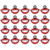 20pcs Alloy Lip Pendants DIY Halloween Pendant for Bracelet Necklace Jewelry Making