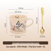 ZISIZ French Retro Ceramic Mug