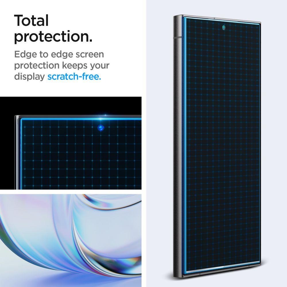 Szkło Hartowane Spigen Glas.tr Ez Fit 2-Pack Galaxy S24 Ultra Privacy