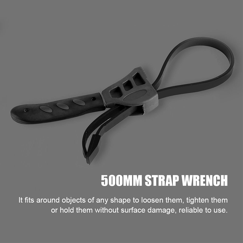 Jar Lids Tighten Loosen Oil Filter Pipeline Wrench Belt Wrenches Rubber Strap Wrench Hand Tools