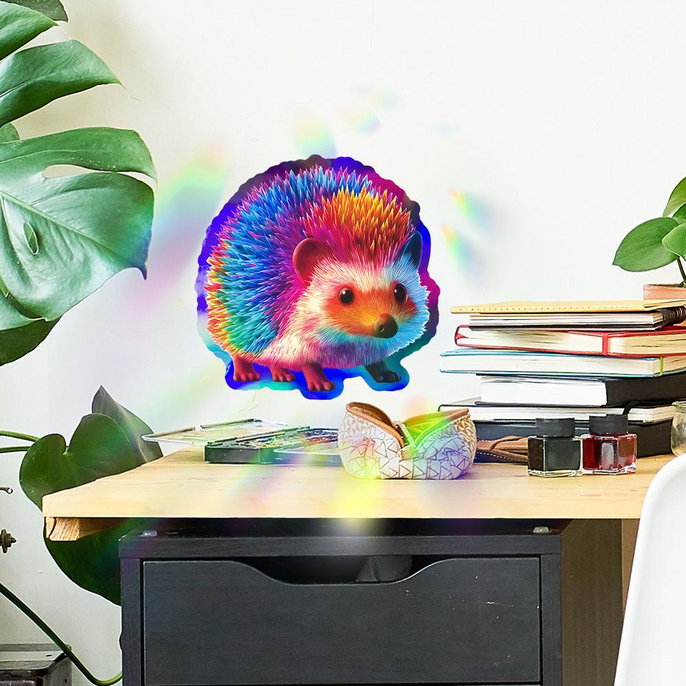 Cartoon Cute Hedgehog Living Room Entrance Hall Home Wall Decoration Stickers