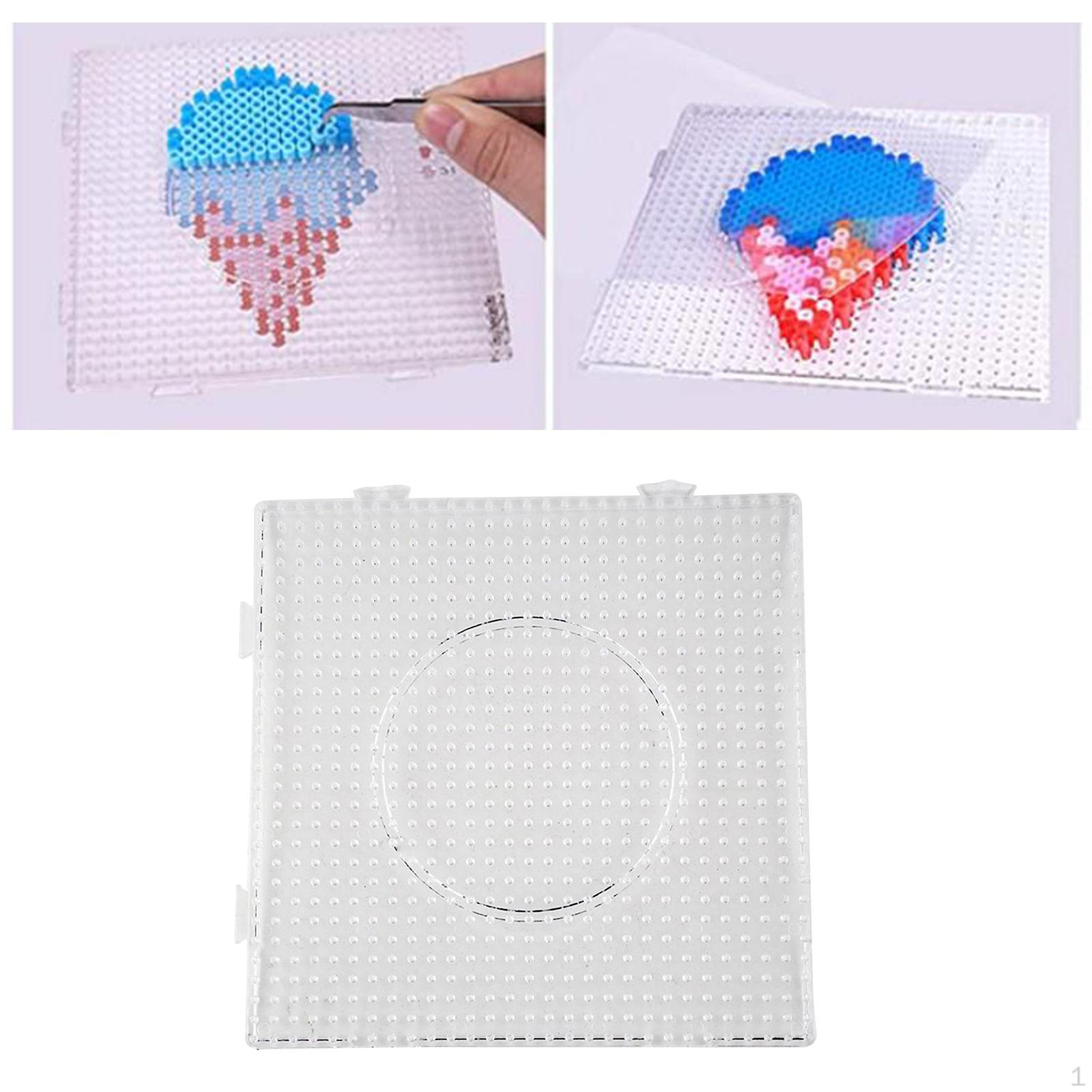 

Beads Pegboards Boards for 5 mm Kids Craft Supplies Childrens Toddlers Square