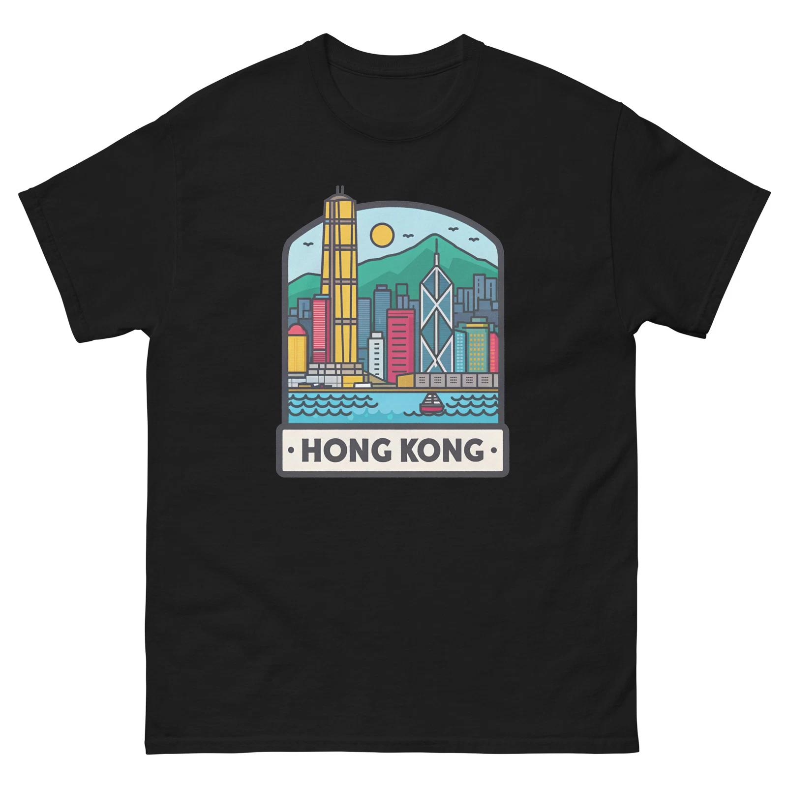Hong Kong World Travel Urban Area City T-Shirt M