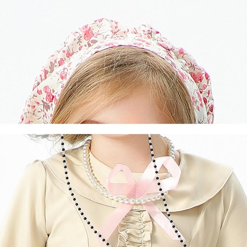 10pcs Kids Old Lady Costume Set 100th Day of School Costume for Halloween Cosplay Props for Girls