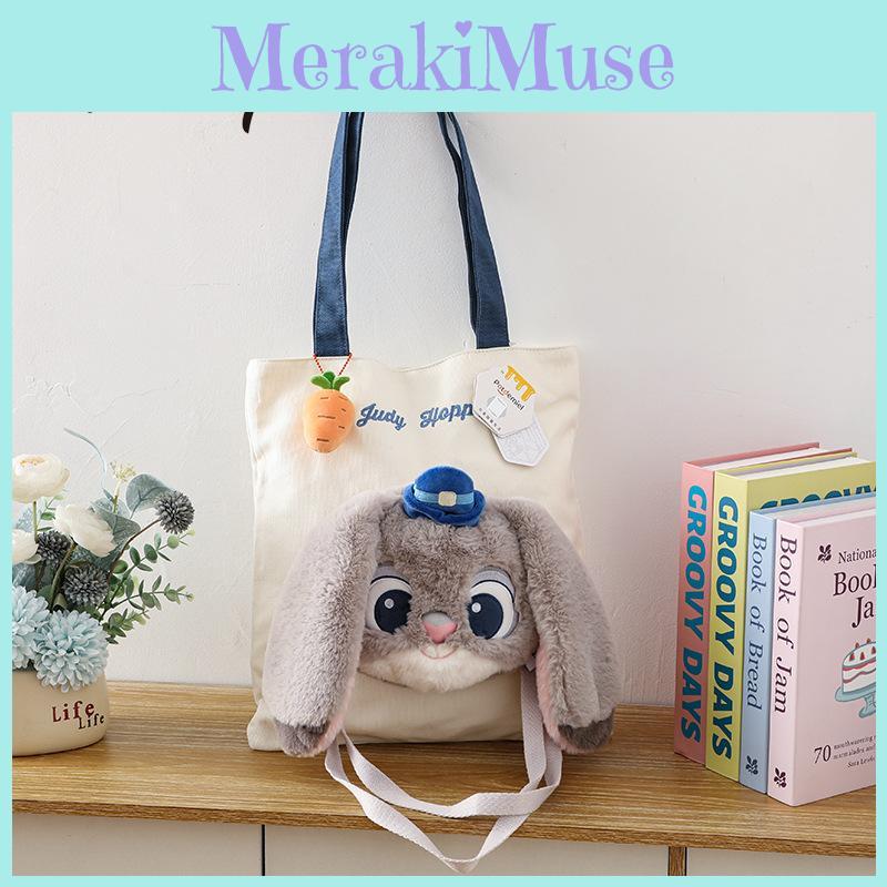 Laverne Judith Zootopia Hopps Large Capacity Shoulder Bag Cute Girl Bag Plush
