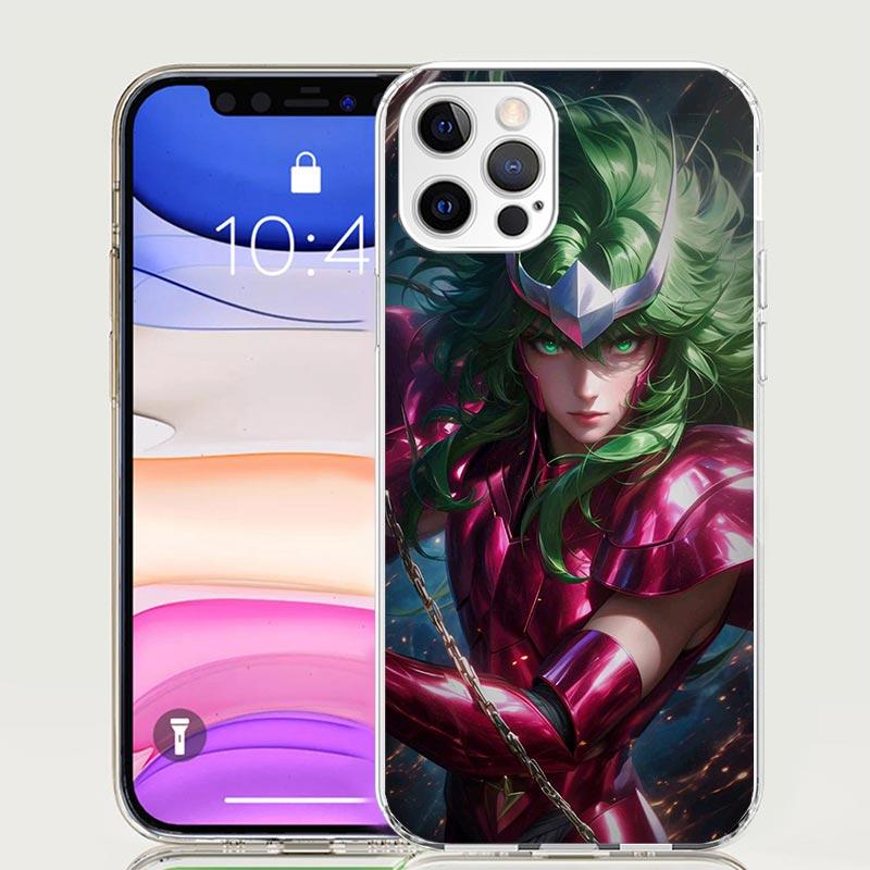 Saint Seiya Cool Phone Case For iPhone 17 Air 16 15 Plus 11 14 Pro Max 13 Mini 12 7 8 + SE Pattern Art Customized Cover 17 Air 1